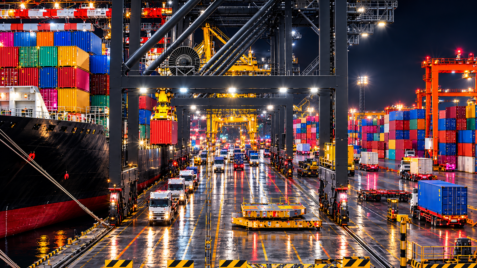 Global logistics network supporting international trade